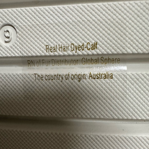 J/slides Rice SlipOn Leopard Pony Leather Embellish Buckle Platform Sandals NIB - Picture 6 of 8